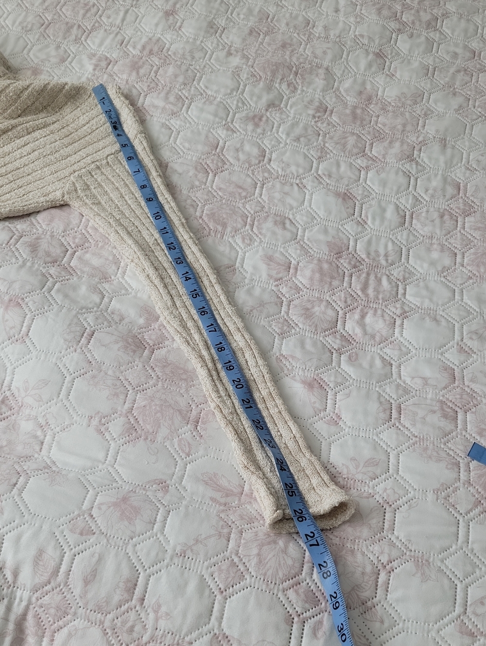 Universal Thread Cream Ribbed Button-Front Cardigan - Picture 10 of 11